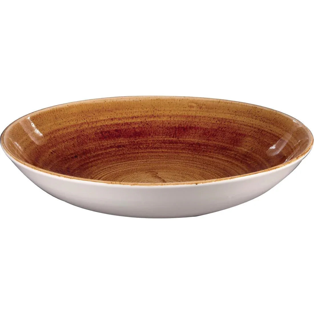DR664 Churchill Stonecast Patina Coupe Bowls Vintage Copper 248mm (Pack of 12) - JD Catering Equipment Solutions Ltd