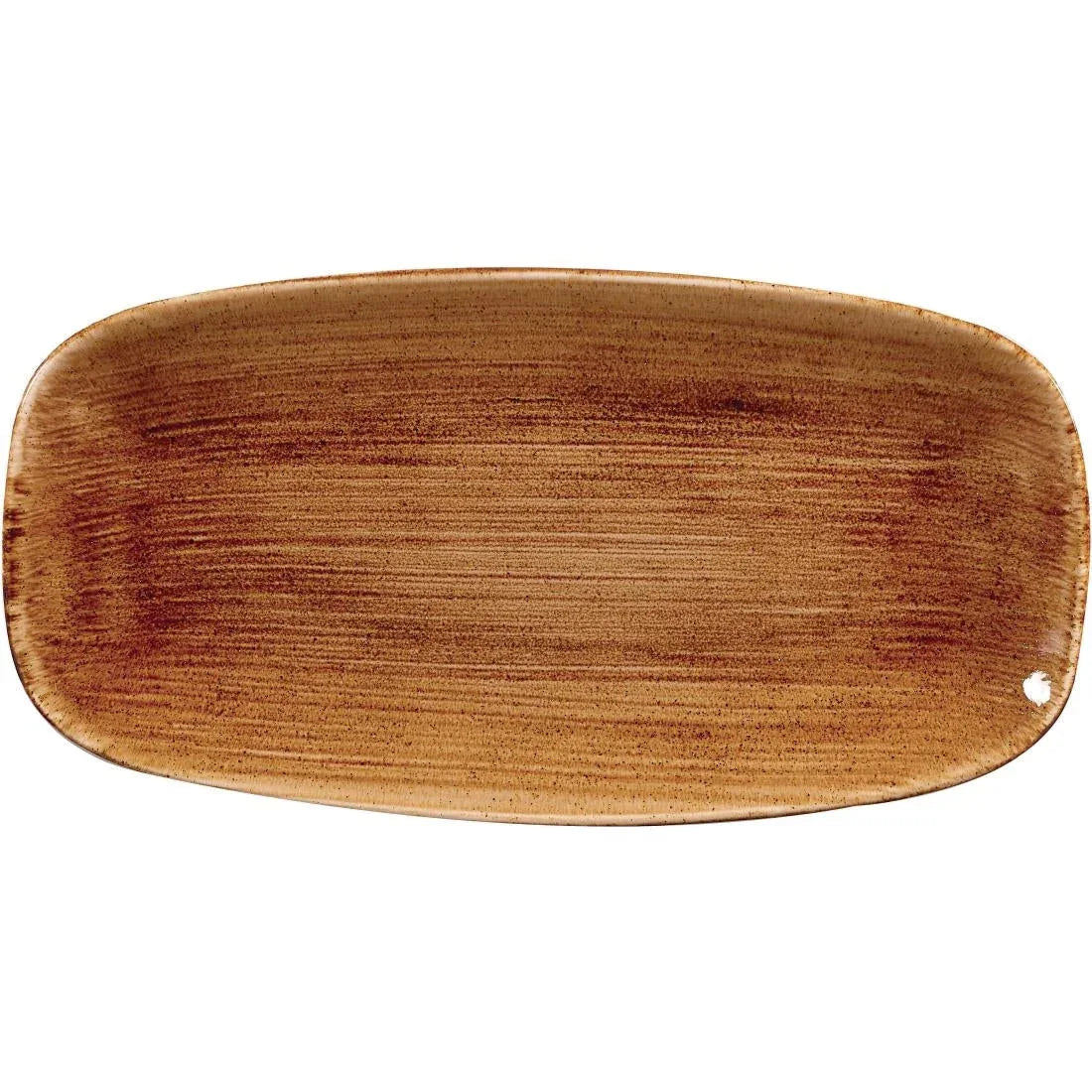 DR668 Churchill Stonecast Patina Rectangular Plates Vintage Copper 298mm (Pack of 12) - JD Catering Equipment Solutions Ltd