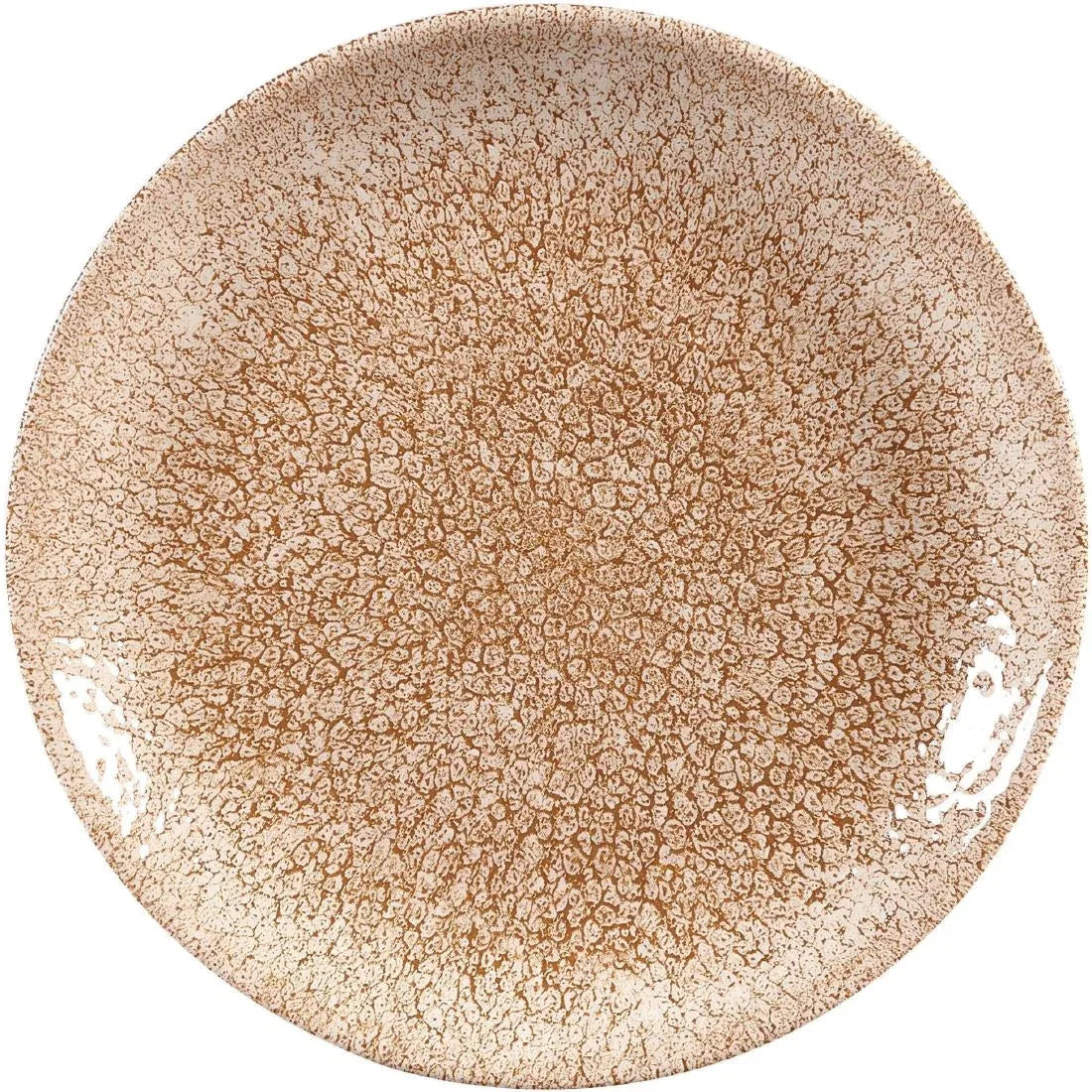 DR703 Churchill Studio Prints Raku Coupe Plate Garnet Orange 165mm (Pack of 12) - JD Catering Equipment Solutions Ltd