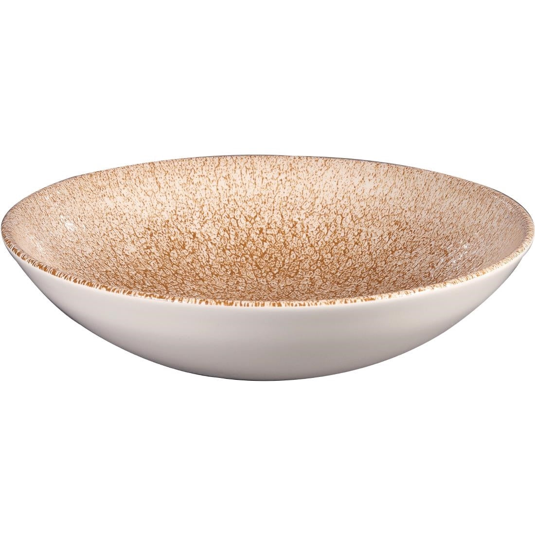 DR705 Churchill Studio Prints Raku Coupe Bowl Garnet Orange 182mm (Pack of 12) JD Catering Equipment Solutions Ltd