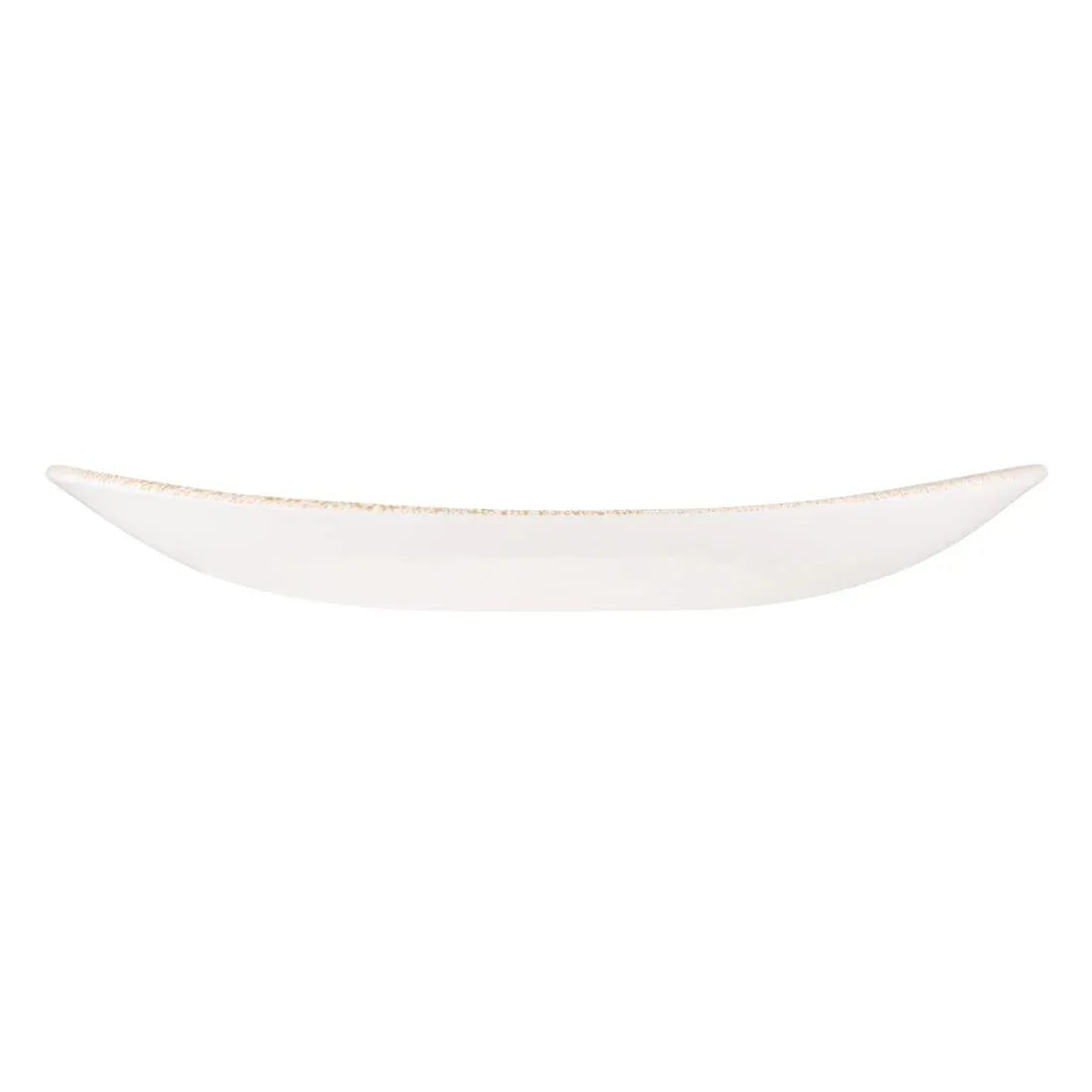 DR708 Churchill Studio Prints Raku Oval Coupe Plate Garnet Orange 317mm (Pack of 12) - JD Catering Equipment Solutions Ltd