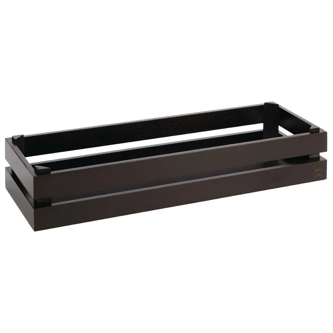 DR739 APS Superbox Buffet Crate Black GN2/4 - JD Catering Equipment Solutions Ltd
