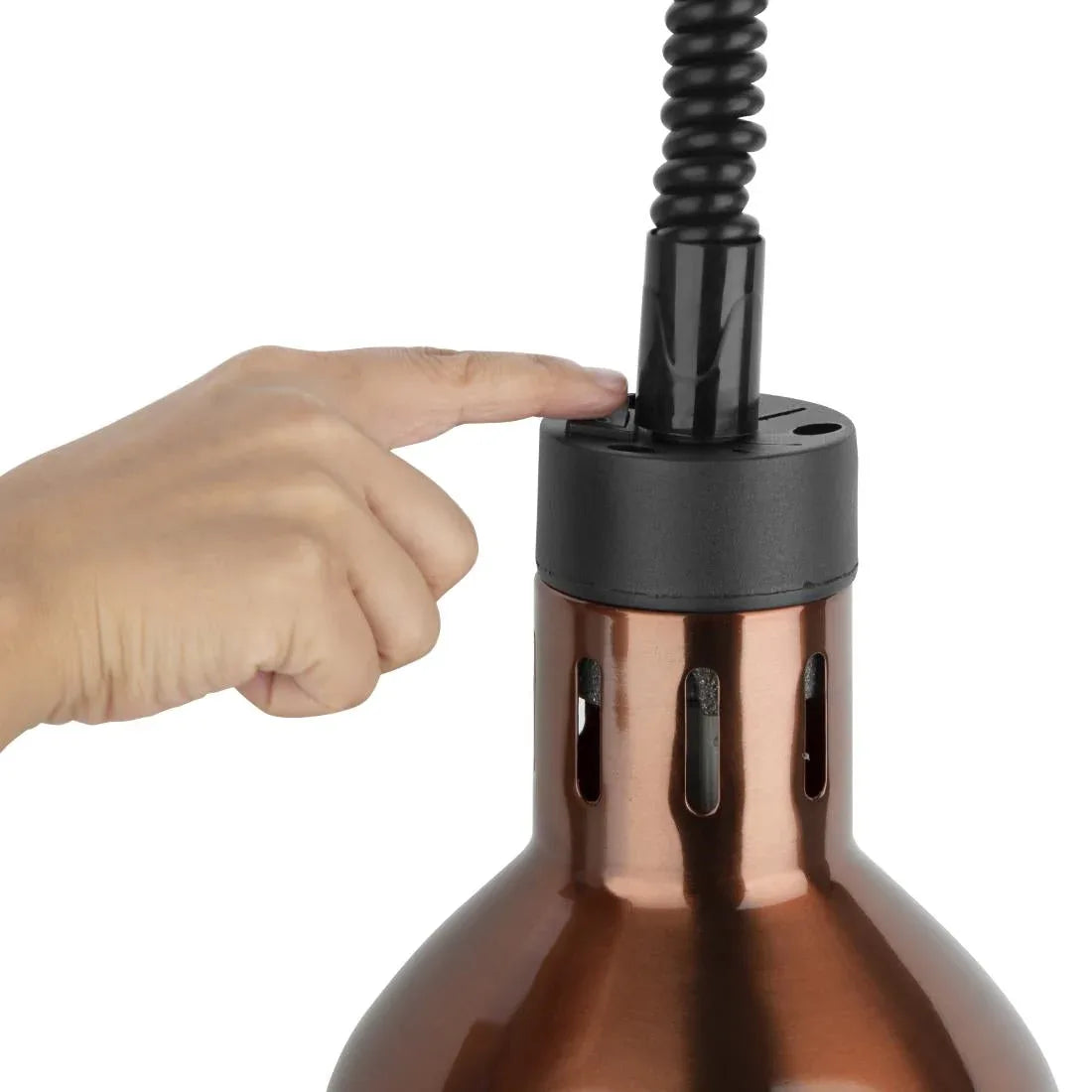 DR757 Buffalo Retractable Heat Shade Copper Finish - JD Catering Equipment Solutions Ltd