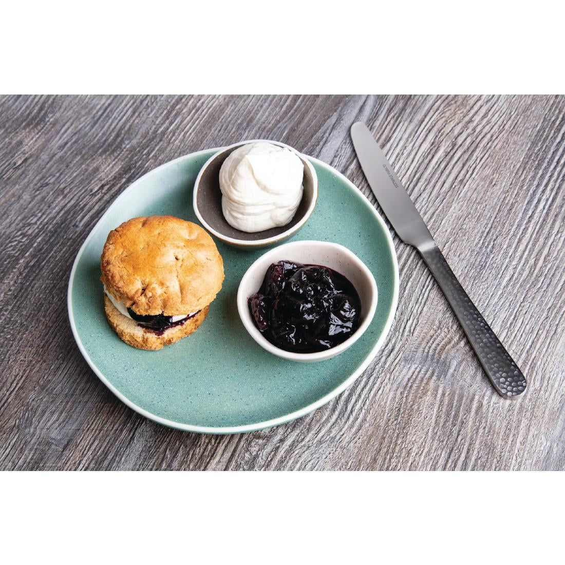 DR801 Olympia Chia Plates Green 205mm (Pack of 6) JD Catering Equipment Solutions Ltd