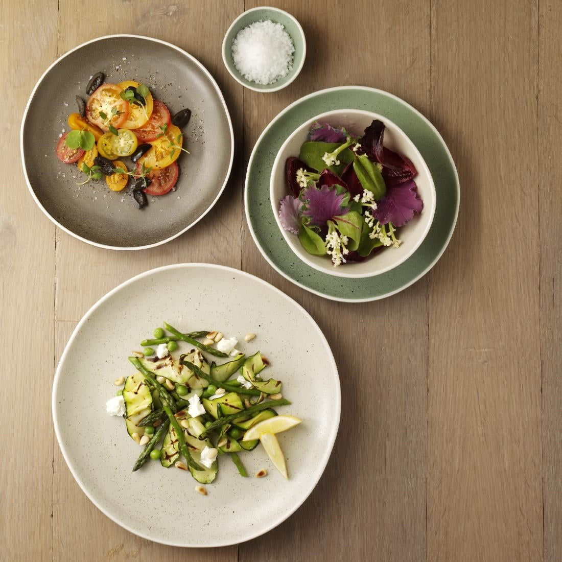 DR801 Olympia Chia Plates Green 205mm (Pack of 6) JD Catering Equipment Solutions Ltd