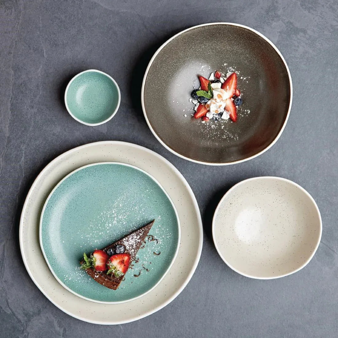 DR807 Olympia Chia Plates Sand 270mm (Pack of 6) - JD Catering Equipment Solutions Ltd