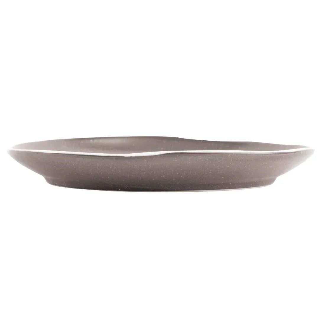 DR815 Olympia Chia Plates Charcoal 205mm (Pack of 6) - JD Catering Equipment Solutions Ltd