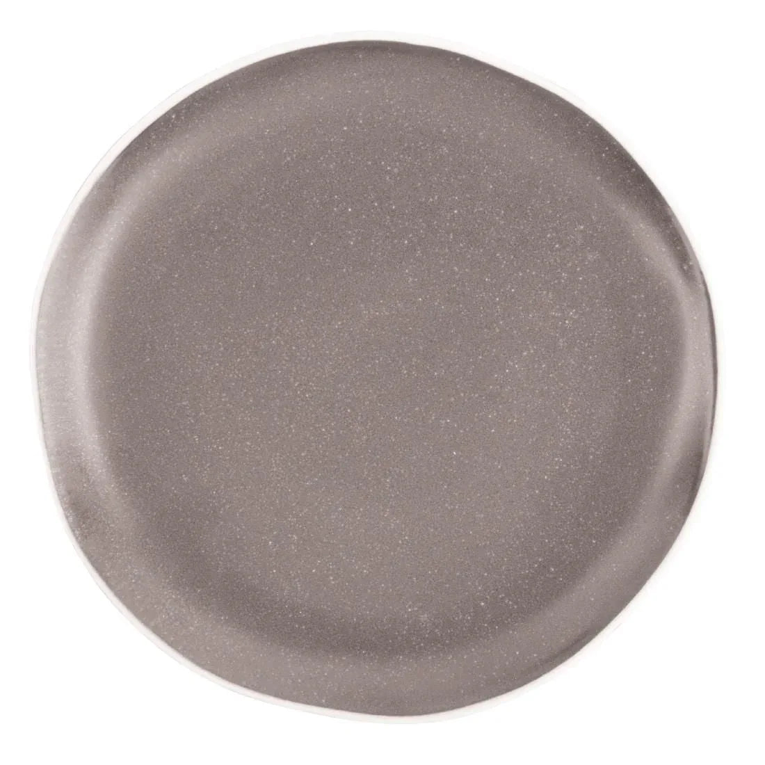 DR815 Olympia Chia Plates Charcoal 205mm (Pack of 6) - JD Catering Equipment Solutions Ltd