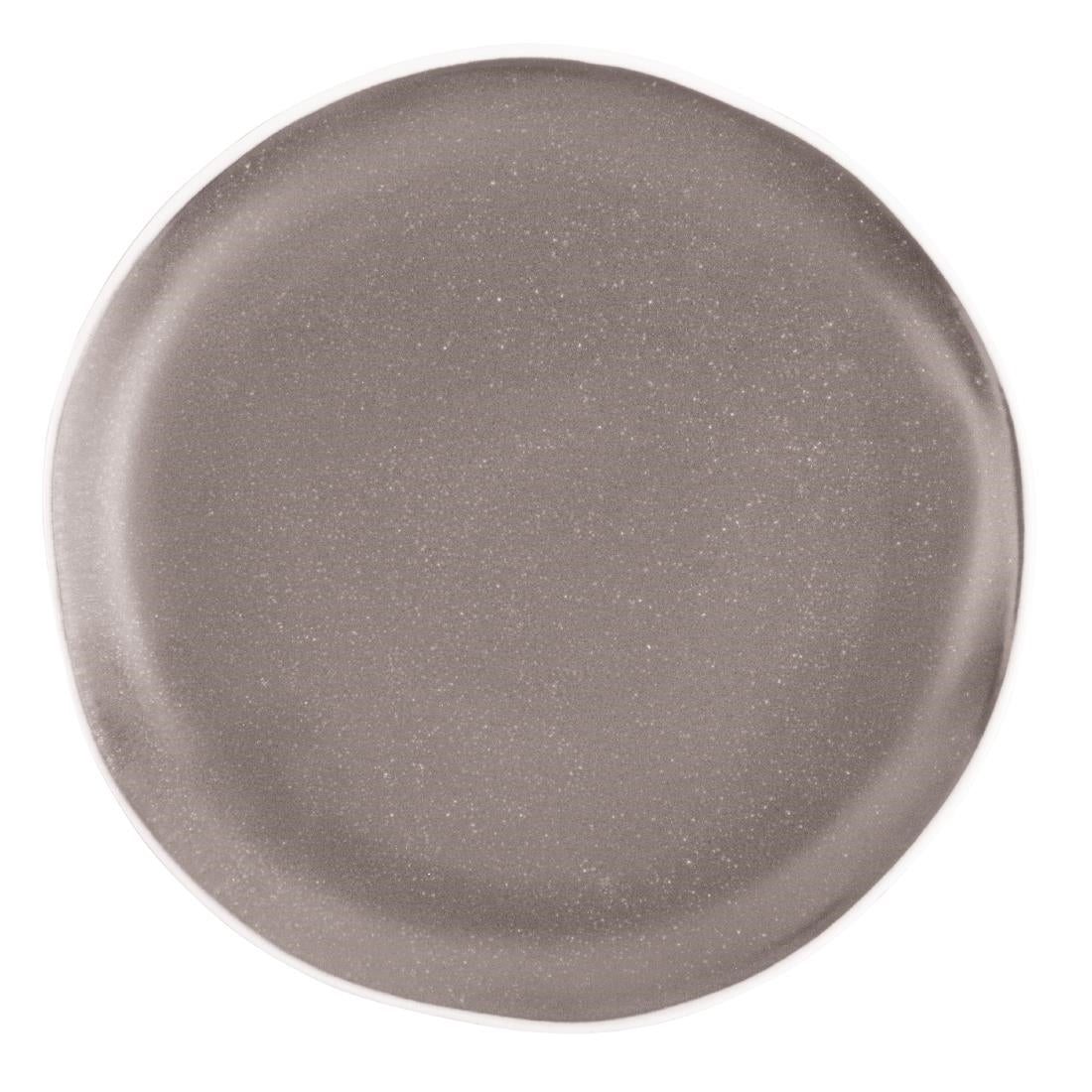 DR815 Olympia Chia Plates Charcoal 205mm (Pack of 6) JD Catering Equipment Solutions Ltd