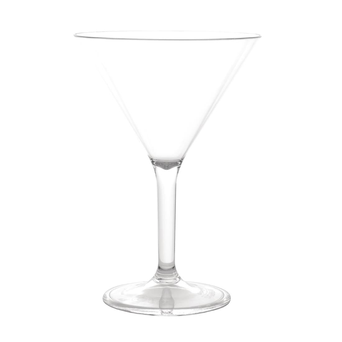 DS131 Kristallon Polycarbonate Martini Glasses 300ml (Pack of 12) JD Catering Equipment Solutions Ltd