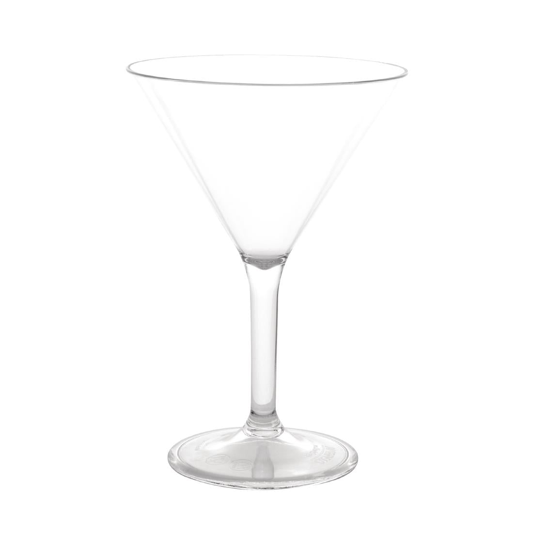DS131 Kristallon Polycarbonate Martini Glasses 300ml (Pack of 12) JD Catering Equipment Solutions Ltd