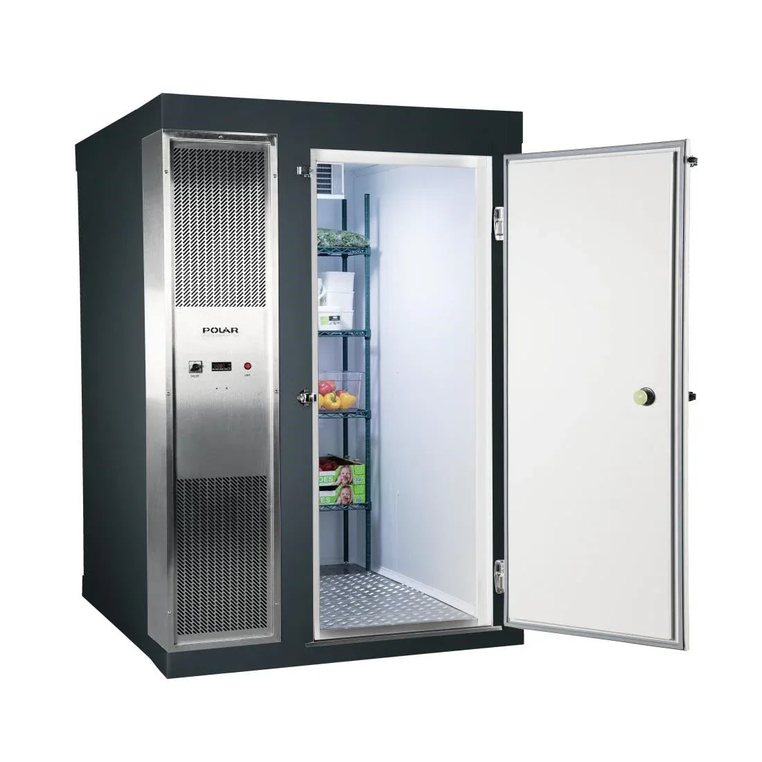 DS480-FGY Polar U-Series 1.2 x 1.5m Integral Walk In Freezer Room Grey - JD Catering Equipment Solutions Ltd