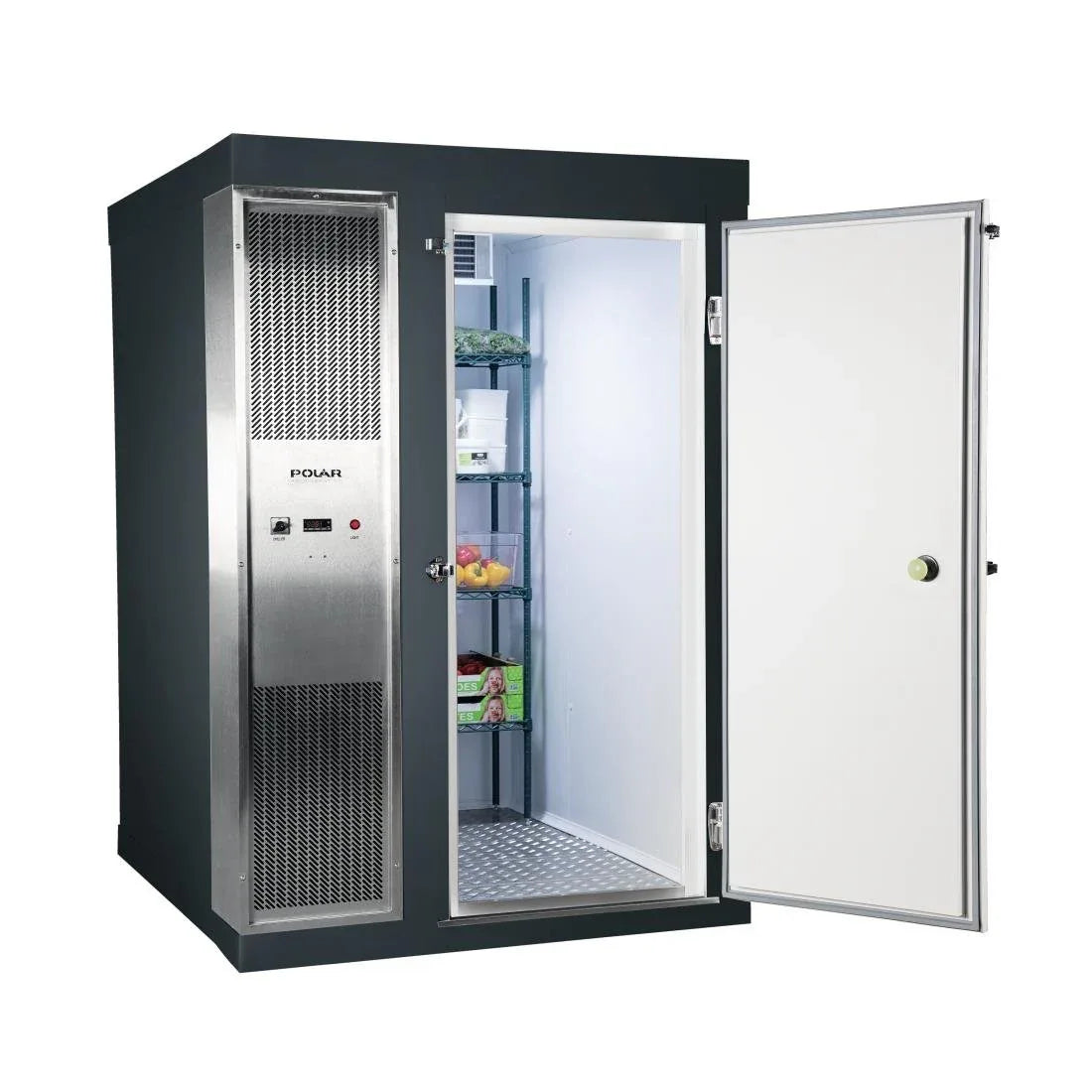 DS482-FGY Polar U-Series 1.5 x 1.8m Integral Walk In Freezer Room Grey - JD Catering Equipment Solutions Ltd