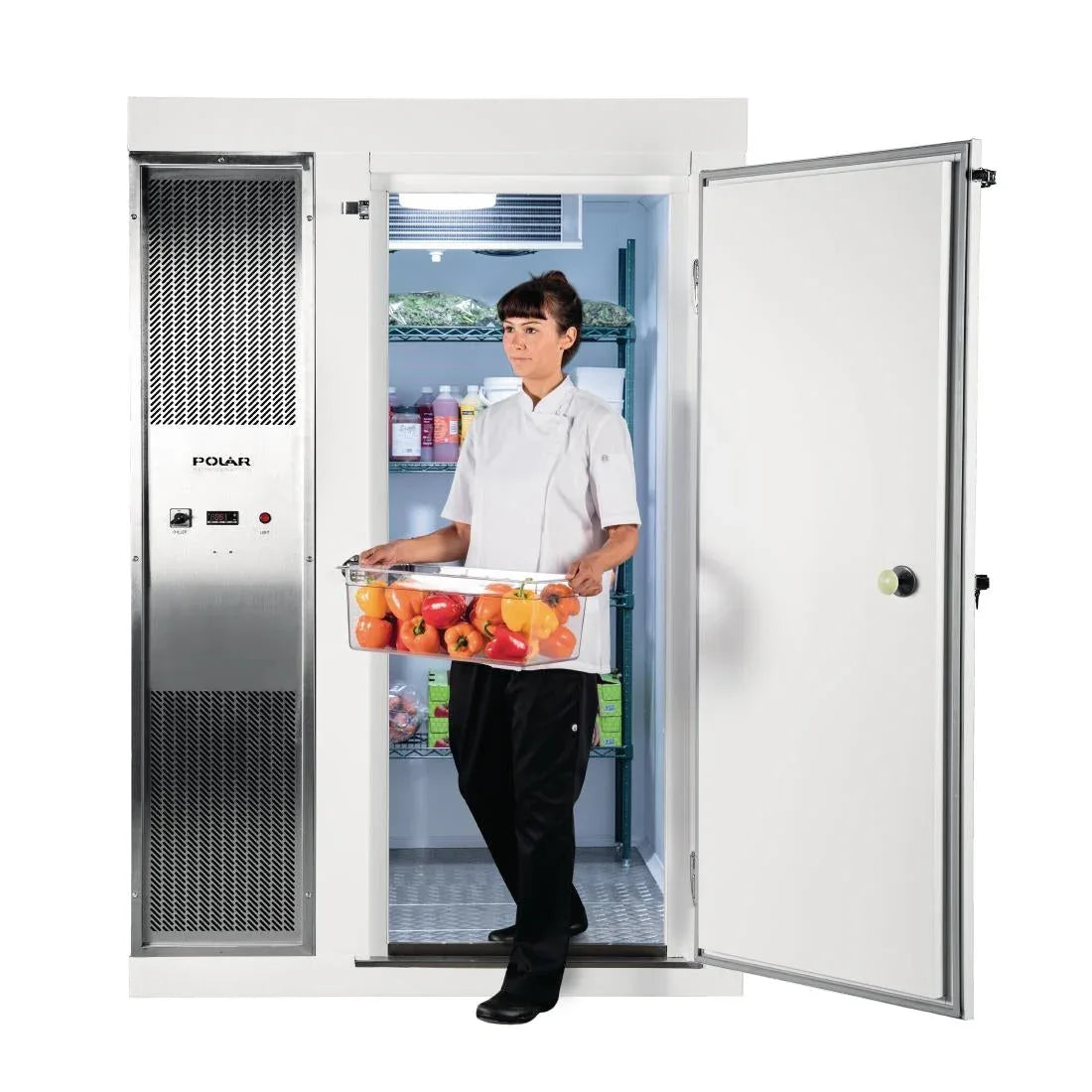 DS483-CWH Polar U-Series 1.5 x 2.1m Integral Walk In Cold Room White - JD Catering Equipment Solutions Ltd