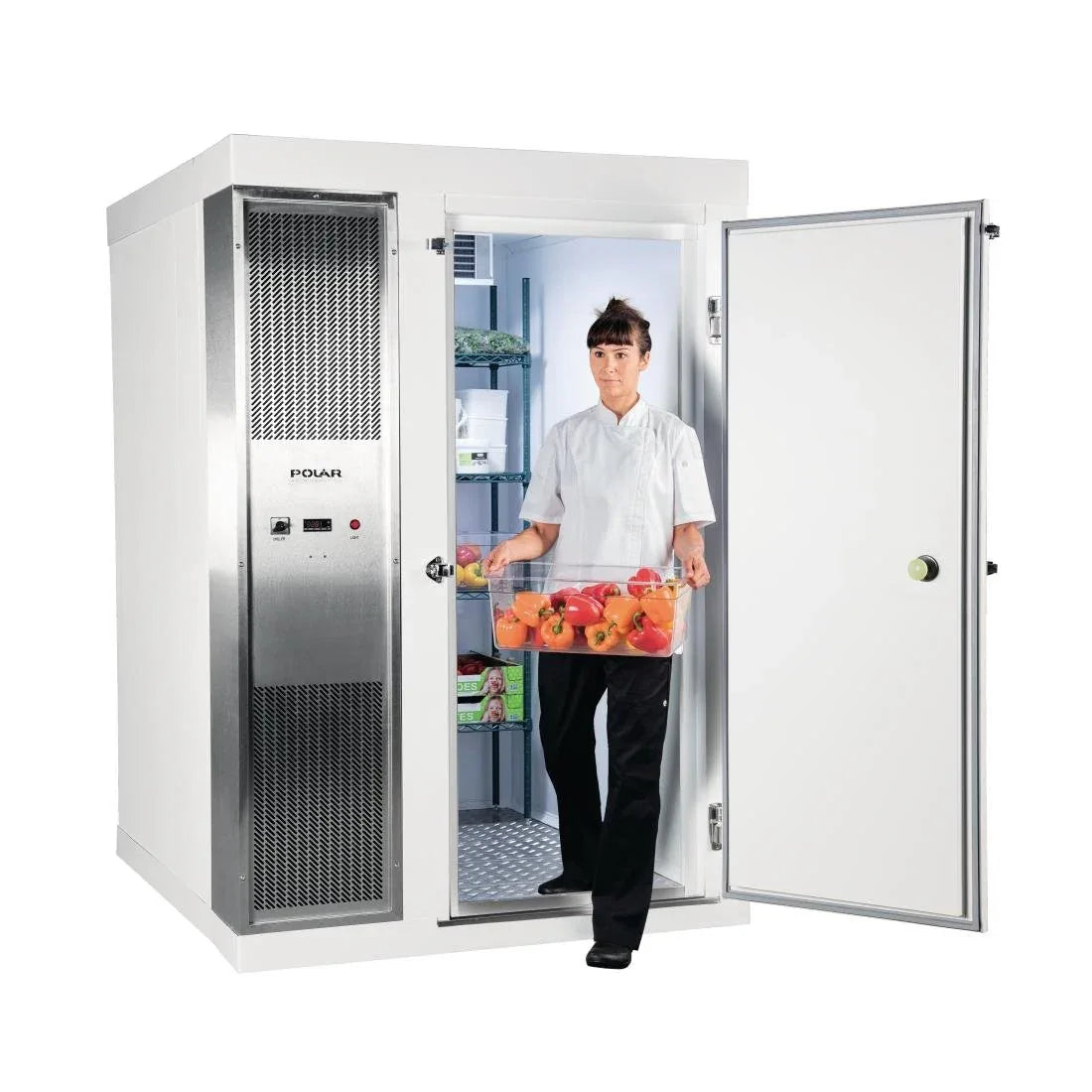 DS485-CWH Polar U-Series 1.8 x 1.8m Integral Walk In Cold Room White - JD Catering Equipment Solutions Ltd