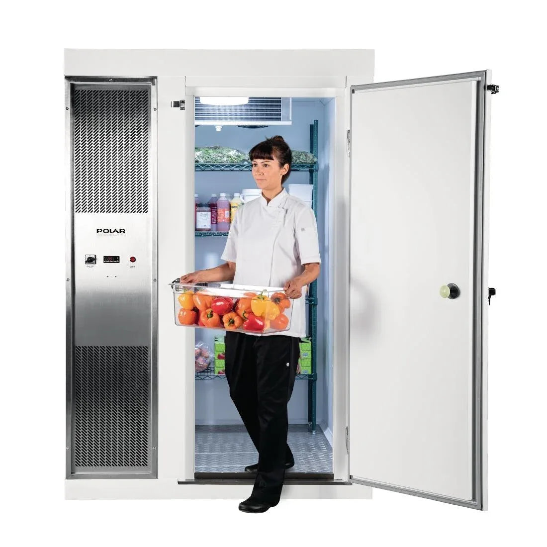 DS485-CWH Polar U-Series 1.8 x 1.8m Integral Walk In Cold Room White - JD Catering Equipment Solutions Ltd