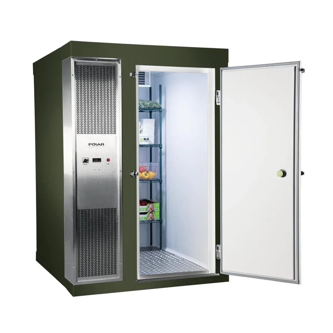 DS486-CGN Polar U-Series 1.8 x 2.1m Integral Walk In Cold Room Green - JD Catering Equipment Solutions Ltd