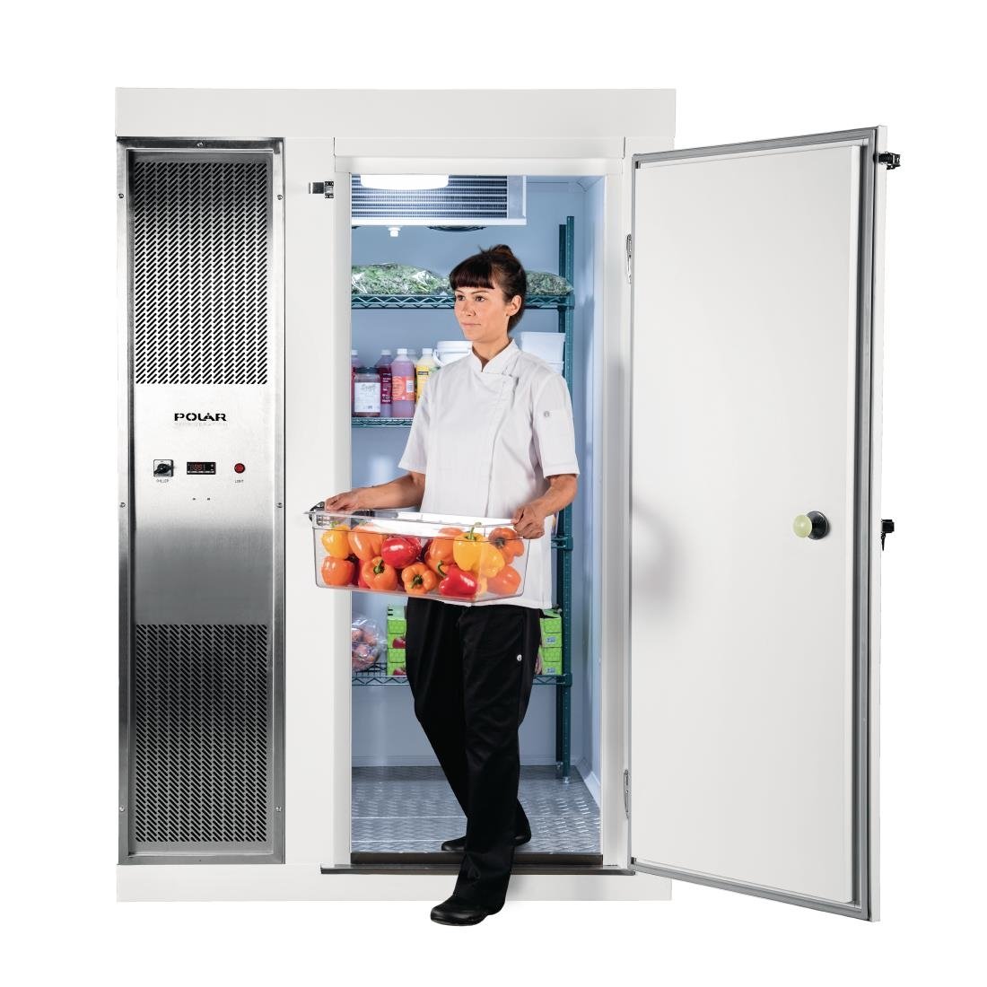 DS488-CWH Polar U-Series 2.1 x 1.8m Integral Walk In Cold Room White JD Catering Equipment Solutions Ltd