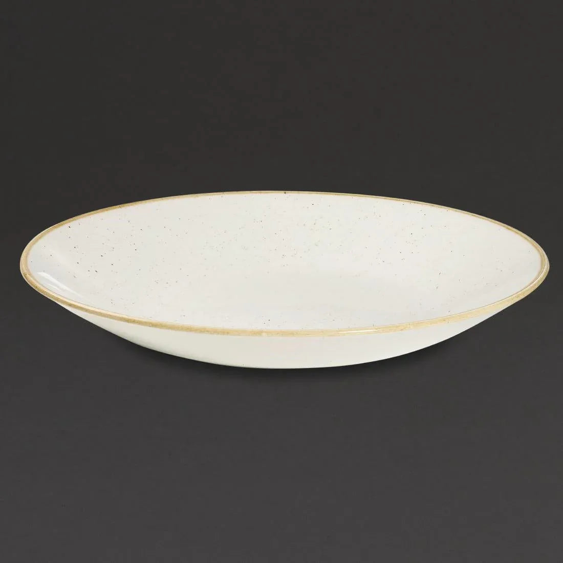 DS497 Churchill Stonecast Deep Coupe Plates Barley White 280mm (Pack of 12) - JD Catering Equipment Solutions Ltd