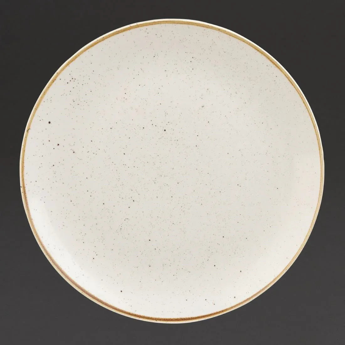 DS497 Churchill Stonecast Deep Coupe Plates Barley White 280mm (Pack of 12) - JD Catering Equipment Solutions Ltd