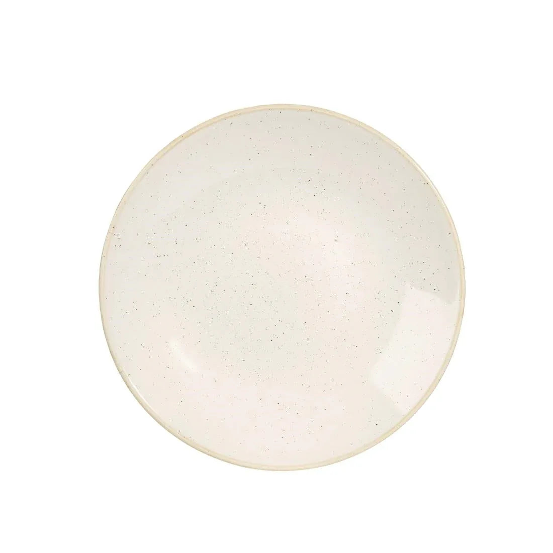 DS498 Churchill Stonecast Deep Coupe Plates Barley White 240mm (Pack of 12) - JD Catering Equipment Solutions Ltd