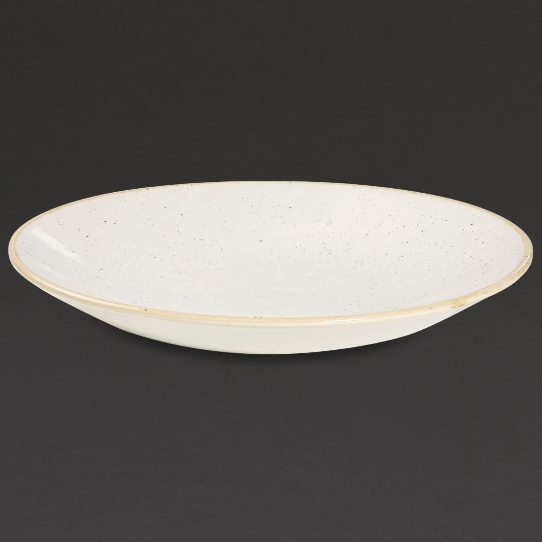 DS499 Churchill Stonecast Deep Coupe Plates Barley White 220mm (Pack of 12) JD Catering Equipment Solutions Ltd