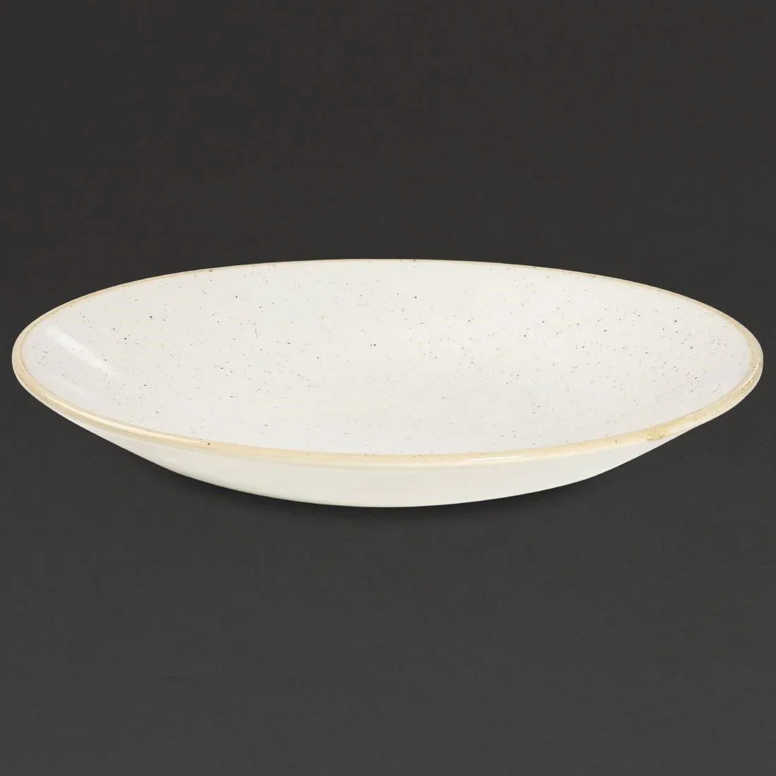 DS499 Churchill Stonecast Deep Coupe Plates Barley White 220mm (Pack of 12) - JD Catering Equipment Solutions Ltd