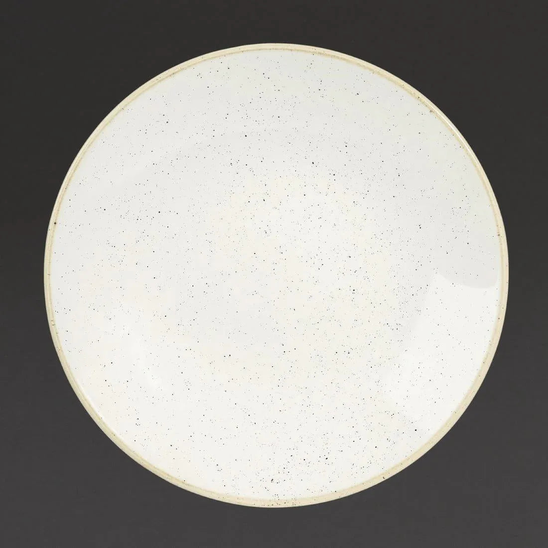 DS499 Churchill Stonecast Deep Coupe Plates Barley White 220mm (Pack of 12) - JD Catering Equipment Solutions Ltd