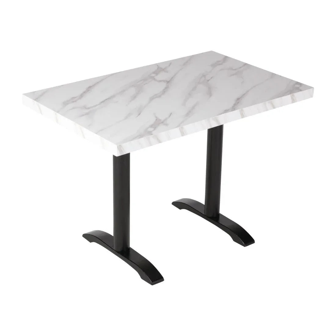 DT447 Bolero Pre-Drilled Rectangular Table Top Marble Effect 700mm - JD Catering Equipment Solutions Ltd