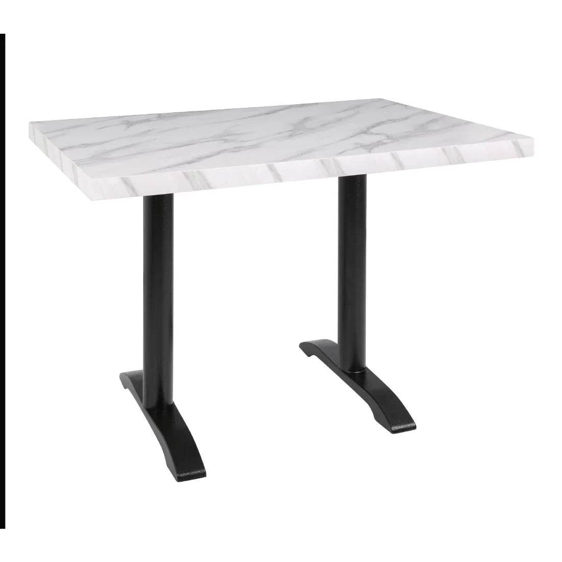DT447 Bolero Pre-Drilled Rectangular Table Top Marble Effect 700mm - JD Catering Equipment Solutions Ltd