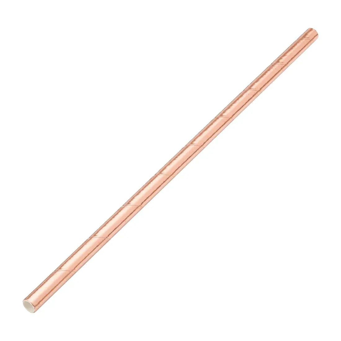 DW194 Utopia Biodegradable Paper Straws Copper (Pack of 250) - JD Catering Equipment Solutions Ltd