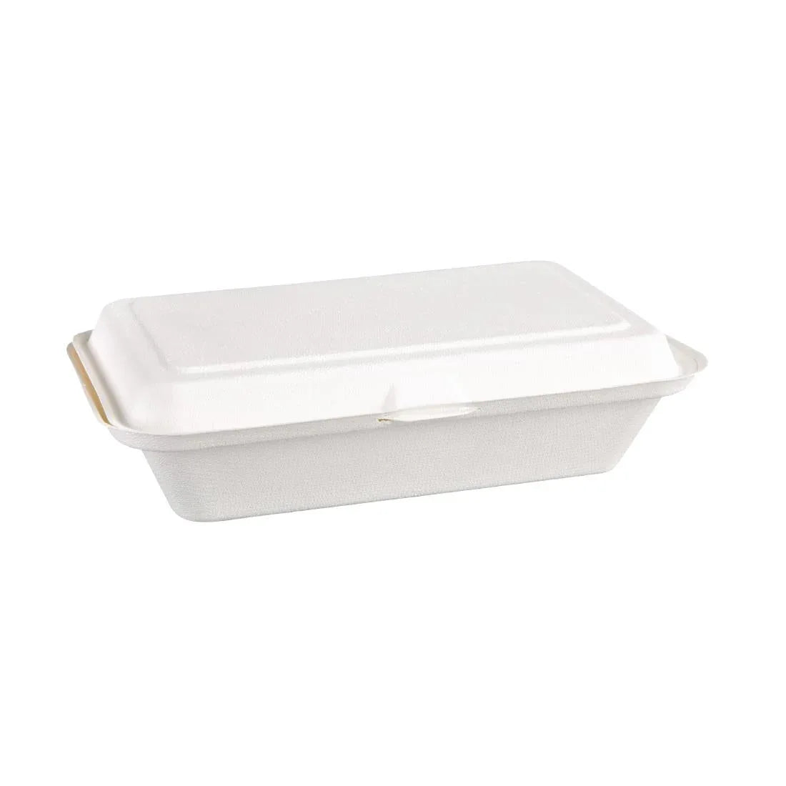 DW249 Fiesta Compostable Bagasse Hinged Food Containers 248mm - JD Catering Equipment Solutions Ltd