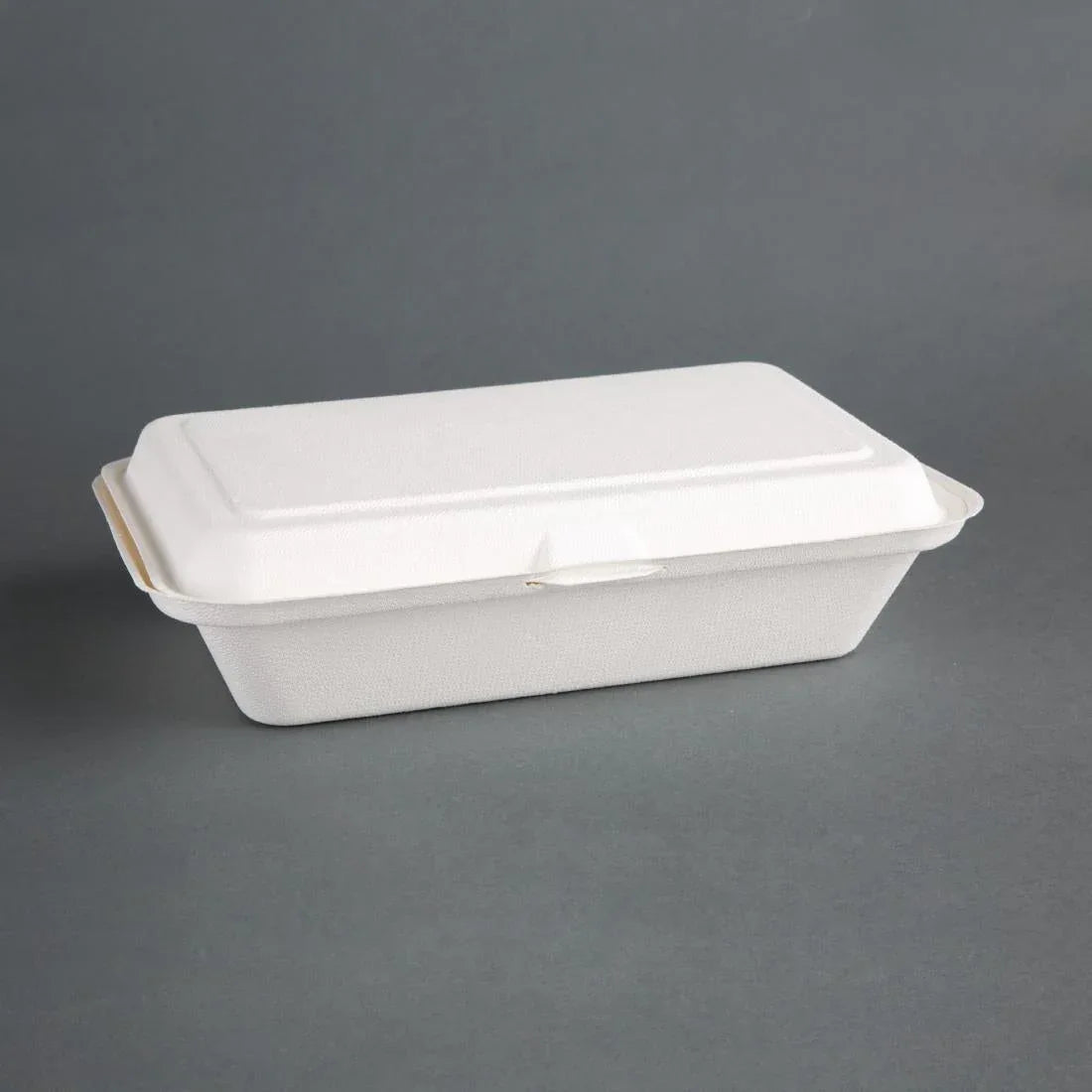 DW249 Fiesta Compostable Bagasse Hinged Food Containers 248mm - JD Catering Equipment Solutions Ltd