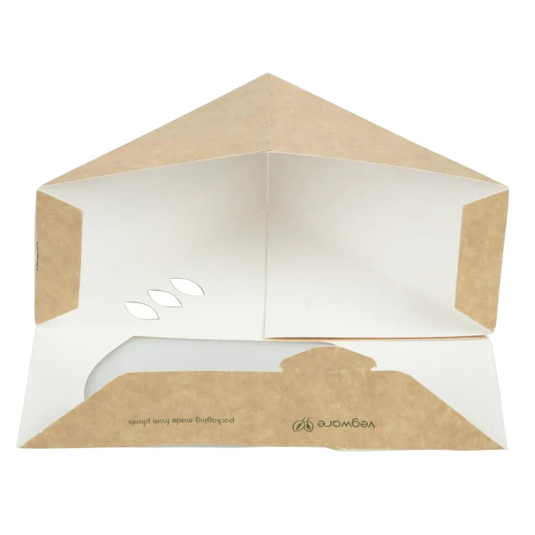 DW624 Vegware Compostable Kraft Sandwich Wedges 65mm (Pack of 500) - JD Catering Equipment Solutions Ltd