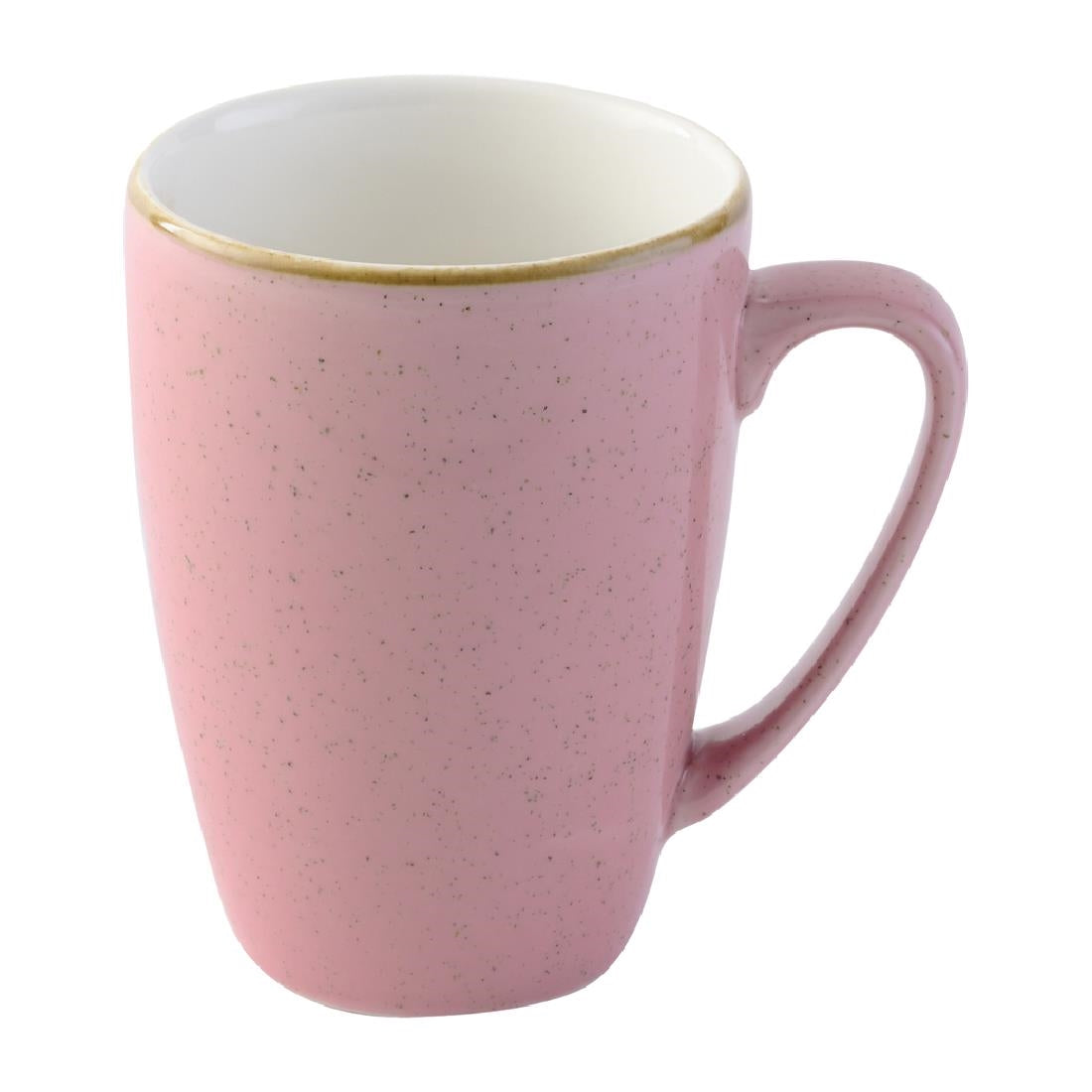 DX032 Churchill Stonecast Petal Pink Mugs (Pack of 12) JD Catering Equipment Solutions Ltd