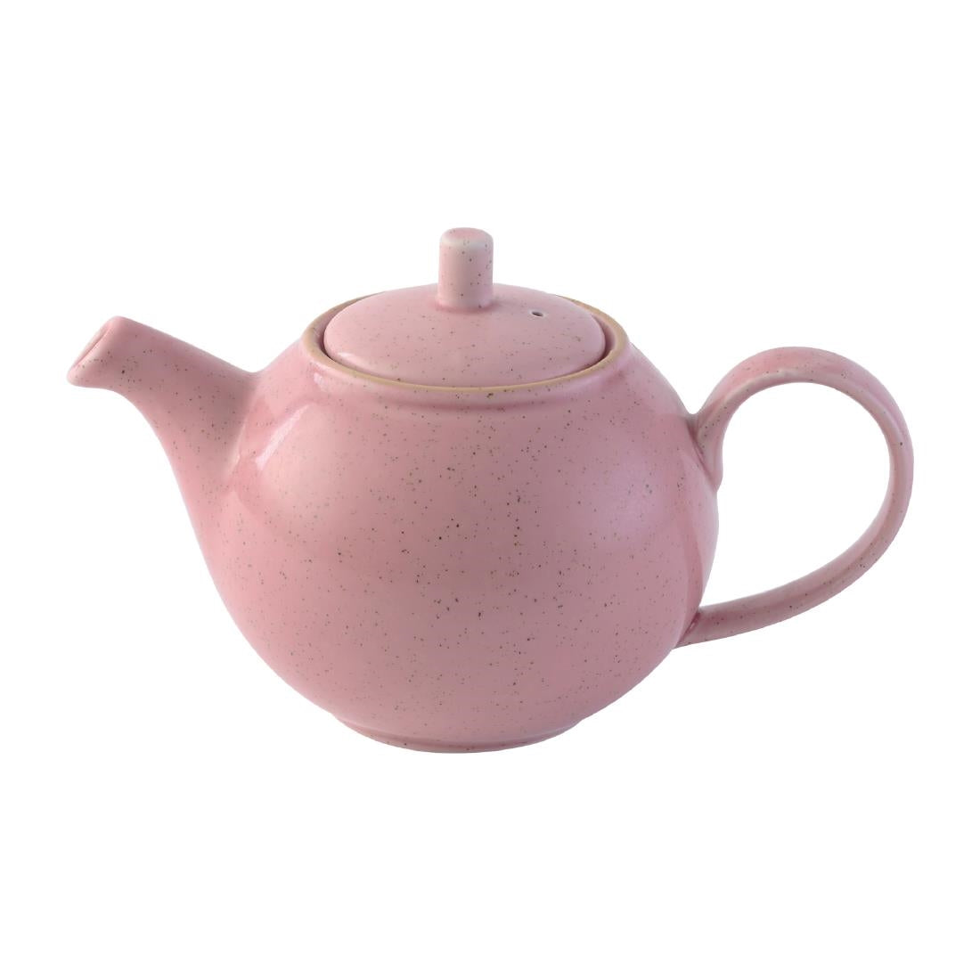 DX035 Churchill Stonecast Petal Pink Teapots (Pack of 4) JD Catering Equipment Solutions Ltd