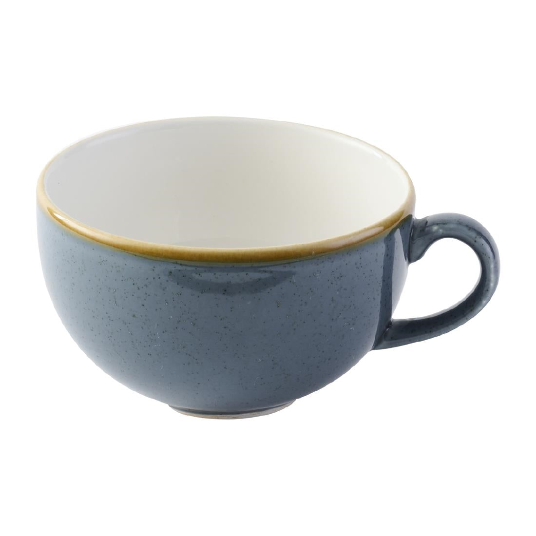 DX048 Churchill Stonecast Blueberry Cappuccino Cups (Pack of 12) JD Catering Equipment Solutions Ltd
