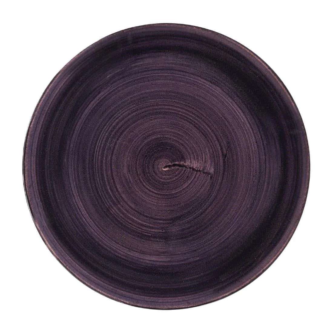 DX059 Churchill Stonecast Patina Deep Purple Coupe Plates (Pack of 12) - JD Catering Equipment Solutions Ltd