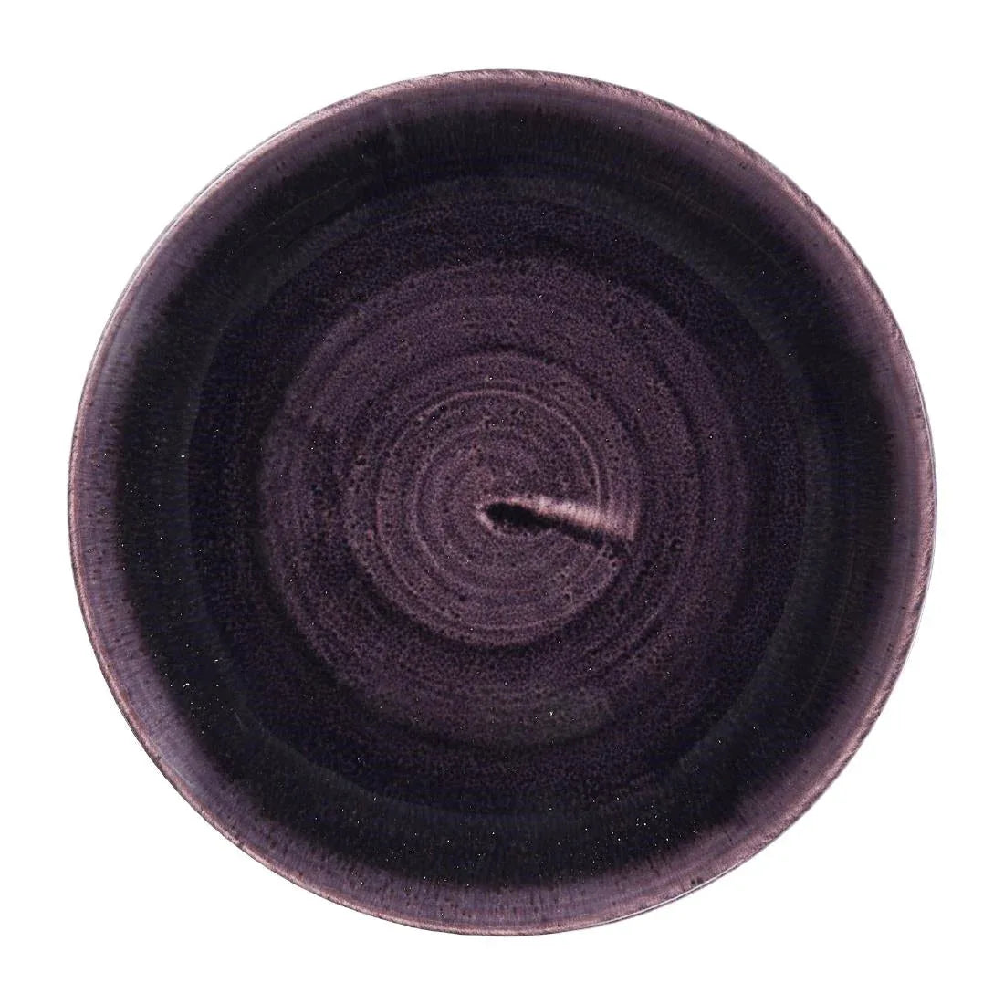 DX061 Churchill Stonecast Patina Deep Purple Coupe Plates (Pack of 12) - JD Catering Equipment Solutions Ltd