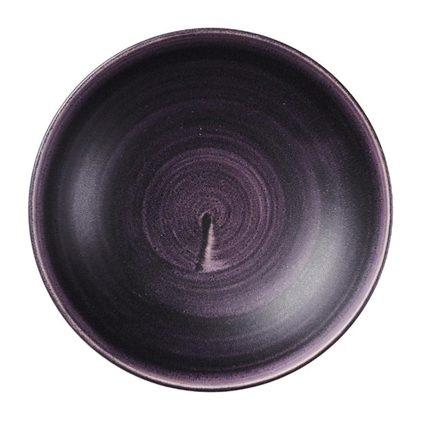 DX063 Churchill Stonecast Patina Deep Purple Coupe Bowls (Pack of 12) JD Catering Equipment Solutions Ltd