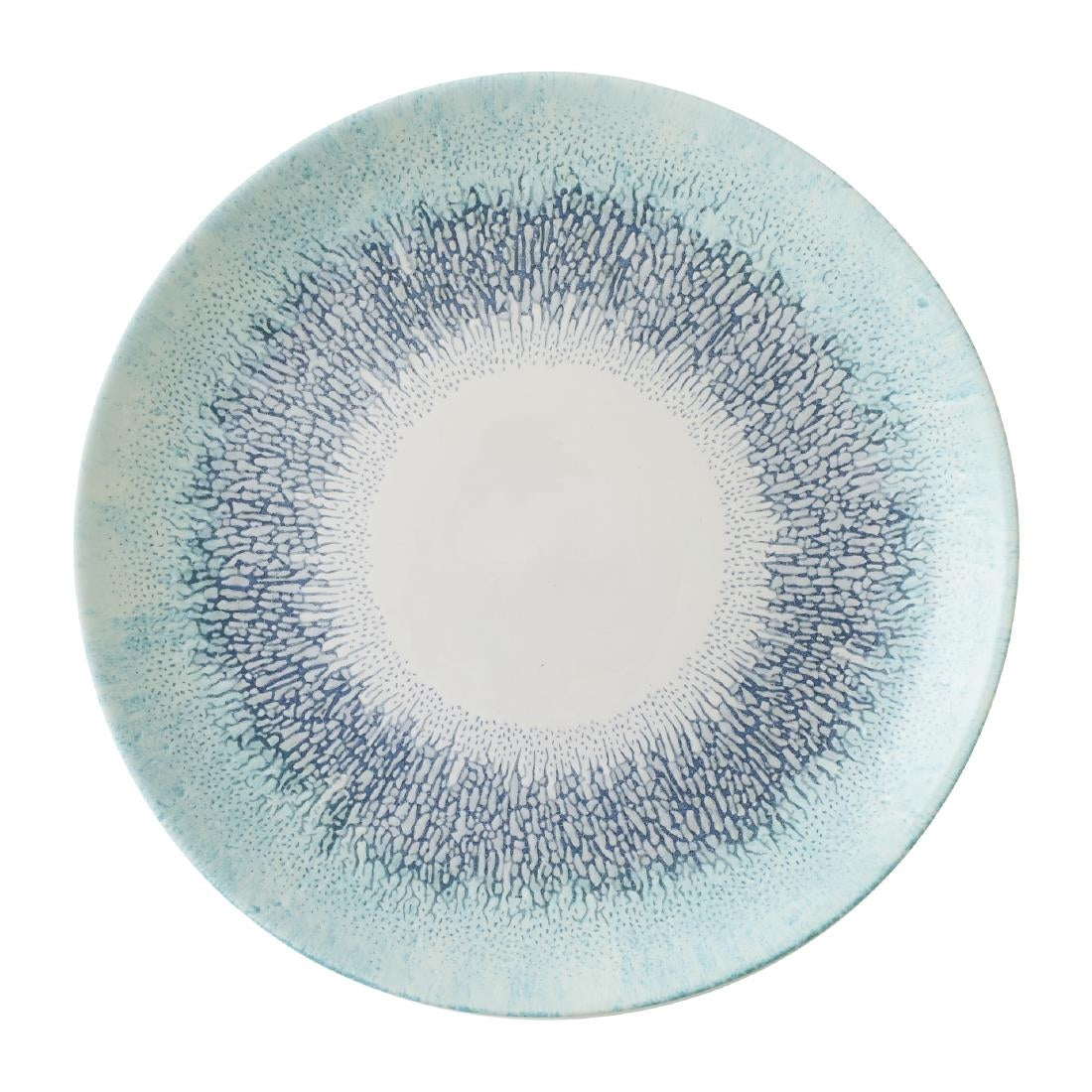 DX075 Churchill Studio Prints Fusion Blue Coupe Plates (Pack of 12) JD Catering Equipment Solutions Ltd