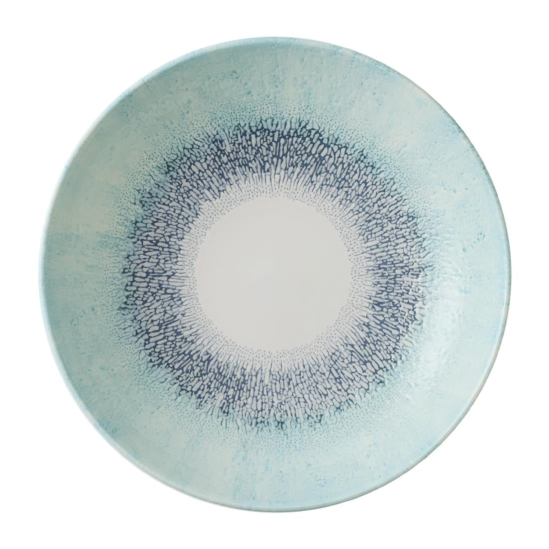 DX076 Churchill Studio Prints Fusion Blue Coupe Plates (Pack of 12) JD Catering Equipment Solutions Ltd