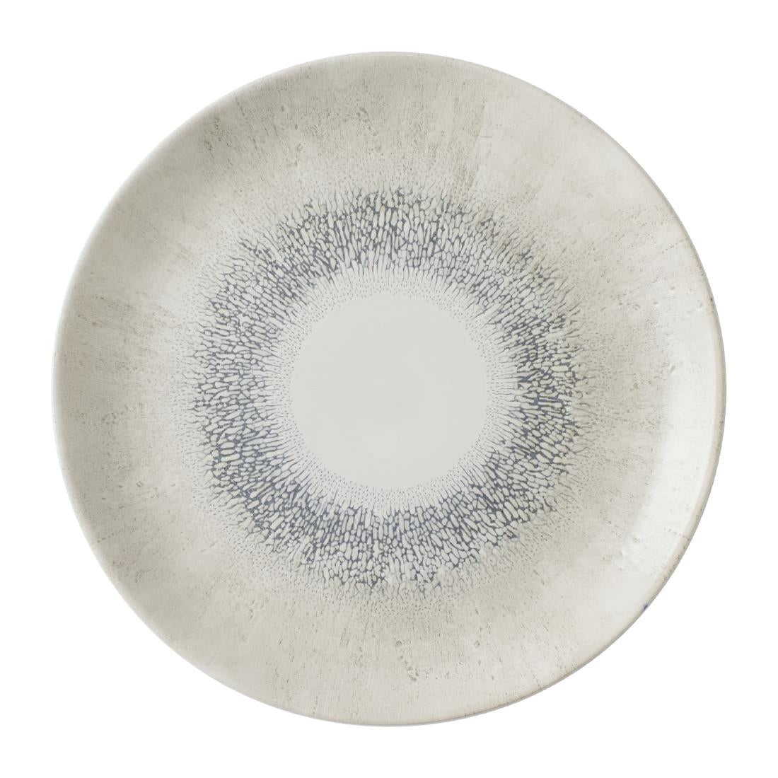 DX078 Churchill Studio Prints Fusion Grey Coupe Plates (Pack of 12) JD Catering Equipment Solutions Ltd