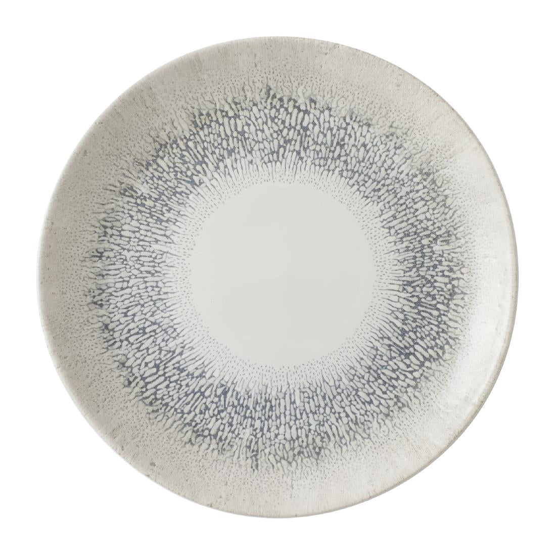 DX080 Churchill Studio Prints Fusion Grey Coupe Plates (Pack of 12) JD Catering Equipment Solutions Ltd