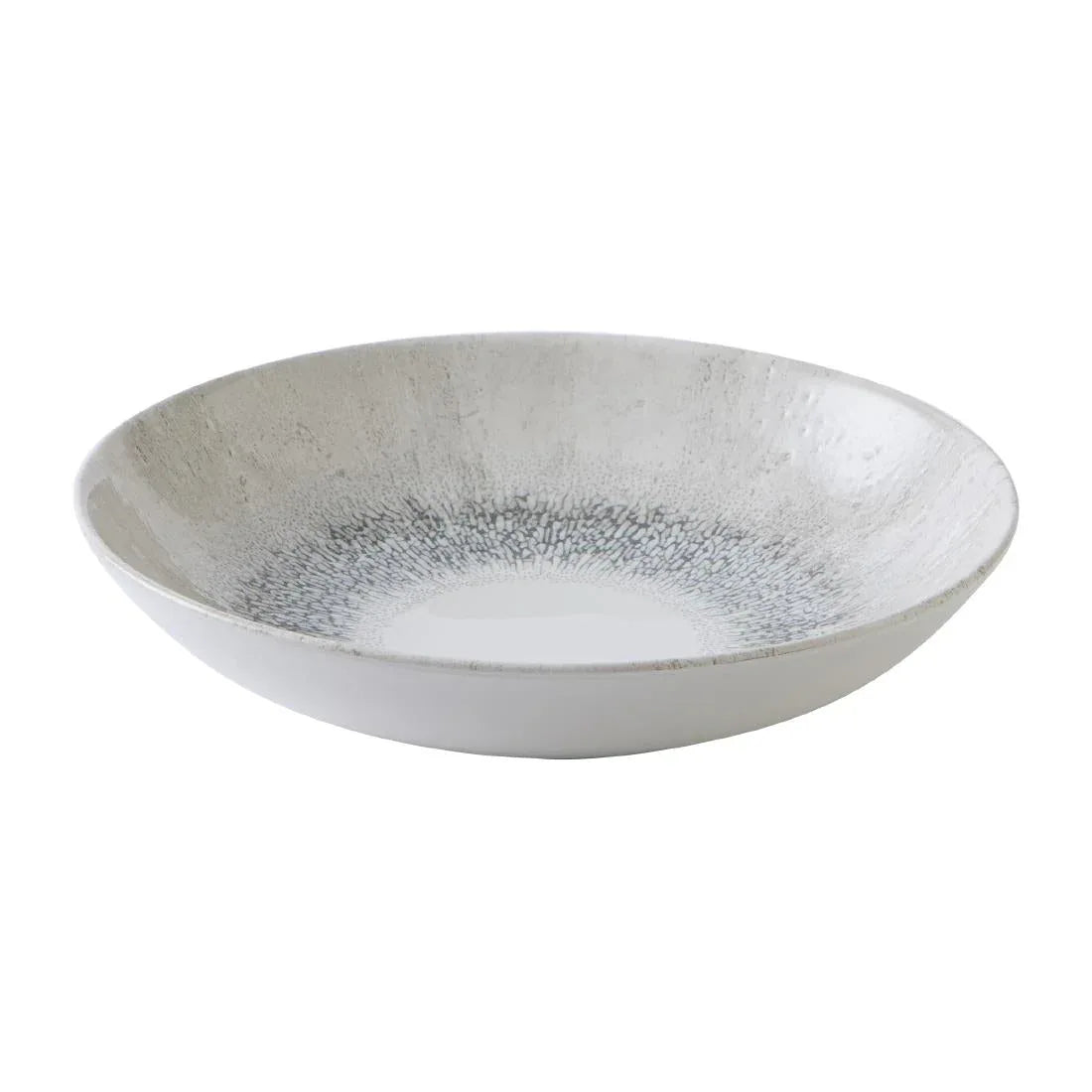 DX081 Churchill Studio Prints Fusion Grey Coupe Plates (Pack of 12) - JD Catering Equipment Solutions Ltd