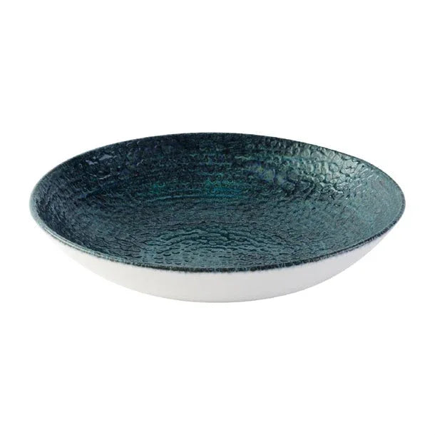 DX087 Churchill Homespun Chroma Blue Coupe Bowls 265mm (Pack of 12) - JD Catering Equipment Solutions Ltd