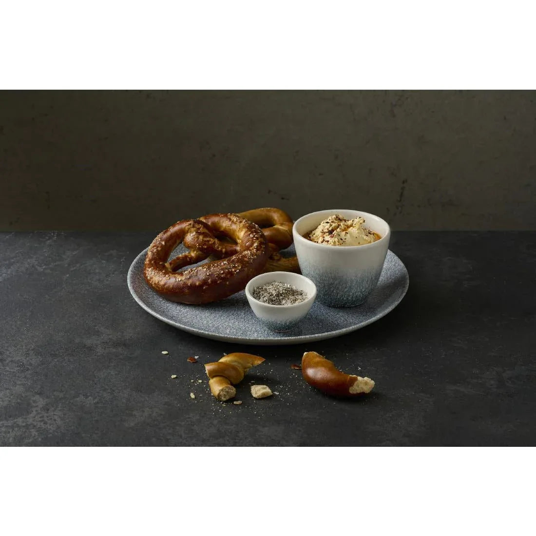 DX110 Churchill Studio Prints Raku Topaz Blue Dip Pots (Pack of 12) - JD Catering Equipment Solutions Ltd