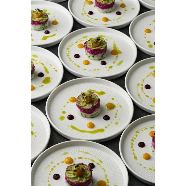 DX128 Churchill Bamboo White Walled Plates (Pack of 6) - JD Catering Equipment Solutions Ltd