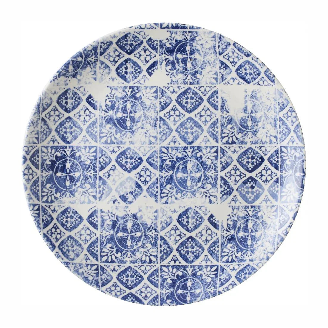 DX148 Churchill The Makers Collection Coupe Plates Porto Blue (Pack of 12) - JD Catering Equipment Solutions Ltd
