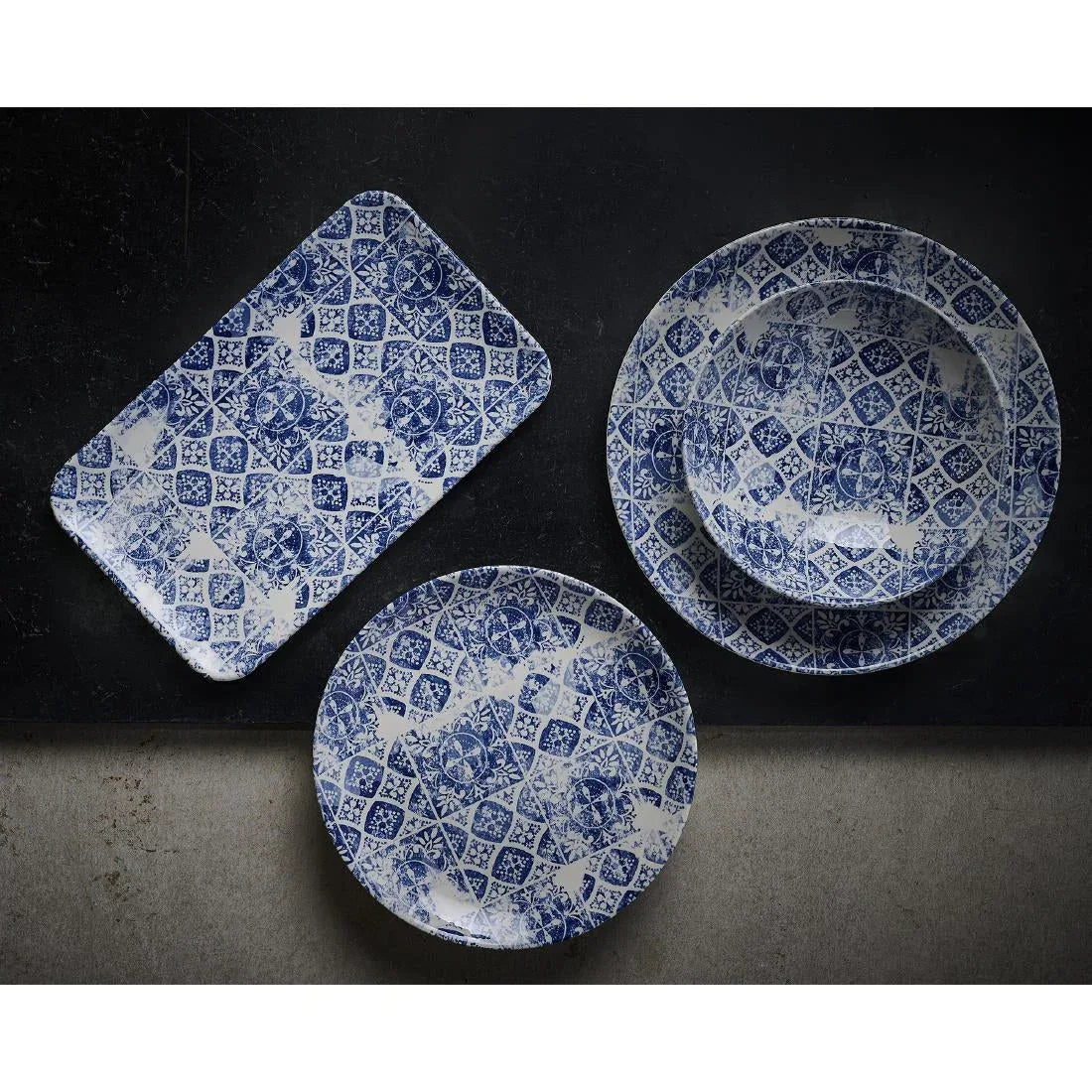 DX151 Churchill The Makers Collection Coupe Bowls Porto Blue (Pack of 12) - JD Catering Equipment Solutions Ltd